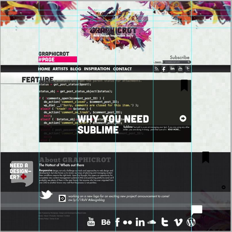 GRAPHICROT design In it’s very early stage